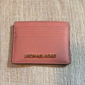 Michael Kors Rose Card Holder